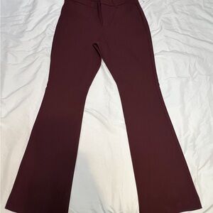 Old Navy Deep Burgundy Flare Pants